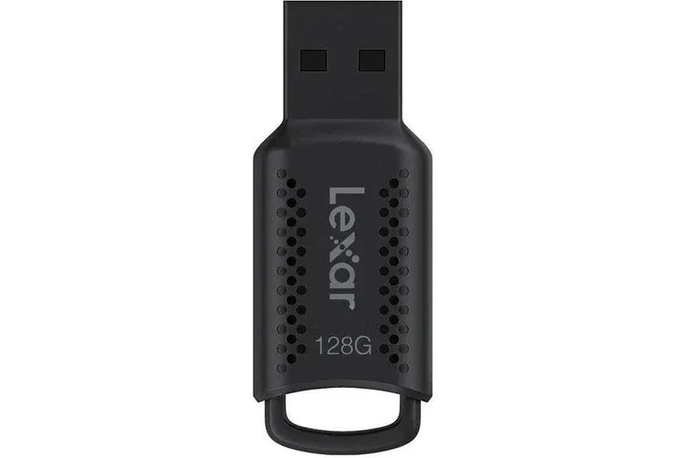 128GB Lexar® JumpDrive® V400 USB 3.0 Flash Drive,  up to 100MB/s read, Black