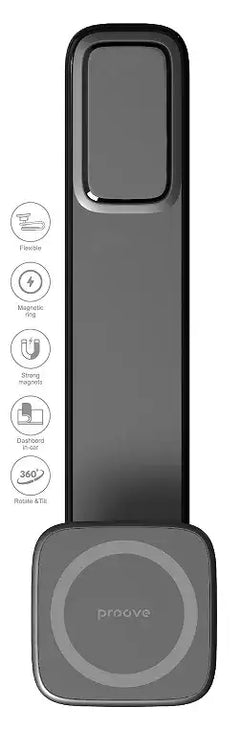 CHBM00000001, Car Holder Proove Block Magnetic Stick-on Car Mount, black - GulfStore.com