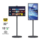 Powerology Banf 32" Portable Smart Monitor - Gray