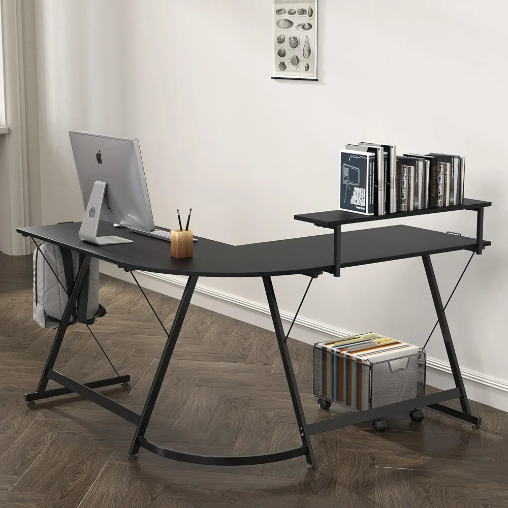 L-Shaped Gaming Desk ZJ001 (130cm*130cm*45cm)