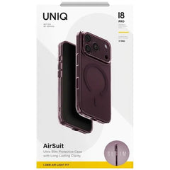 UNIQ-IP6.3P(2026)-ASMGBRG | UNIQ HYBRID Iphone 18 Pro | 2026 | 6.3" | Magclick Charging AIRSUIT | Glossy Burgundy - GulfStore.com