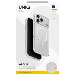 UNIQ-IP6.9P(2026)-ASMGCLR | UNIQ HYBRID Iphone 18 Pro Max | 2026 | 6.9" | Magclick Charging AIRSUIT | Glossy Clear
