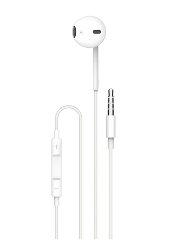 Soundtec By Porodo Mono/Single Earphone 3.5mm Aux - White