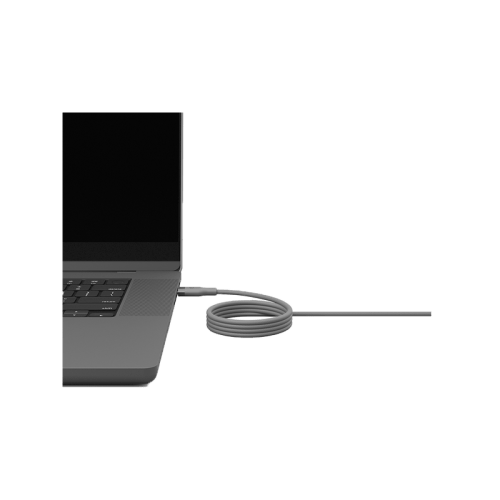 ENERGEA | Helix USB-C To USB-C Magnetic Cable 480Mbps 100W 1.5M | Natural