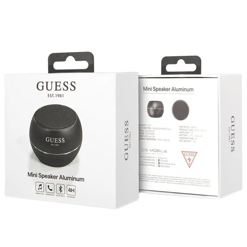Guess GUWSALGEP Mini Bluetooth Speaker - Black