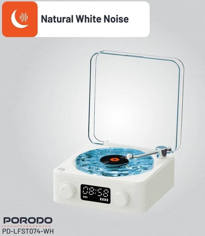 LFS074-WH | Porodo Lifestyle Noise Speaker | White