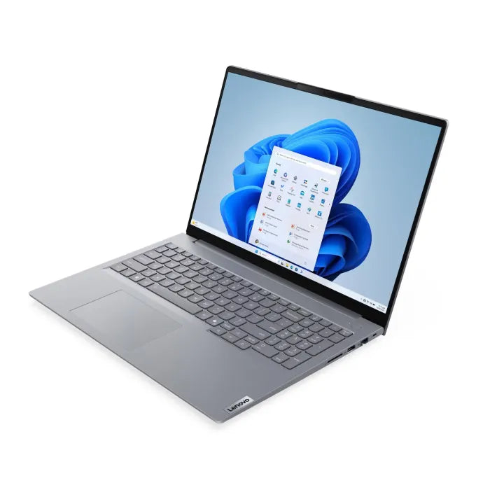 Lenovo ThinkBook 16 G8 IAL Laptop, Intel Core Ultra 5 225U Processor, 16GB DDR5 RAM, 512GB SSD NVMe, Integrated Intel Graphics, 16" WUXGA IPS Display, Backlit Keyboard, Windows 11 Pro (License), Arctic Grey
