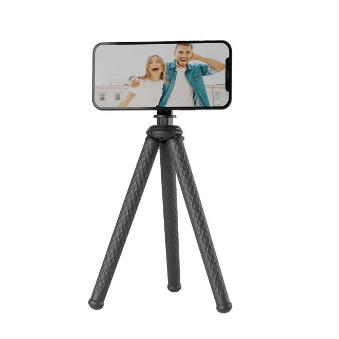 Holder TELESIN flexible tripod for phones (black)