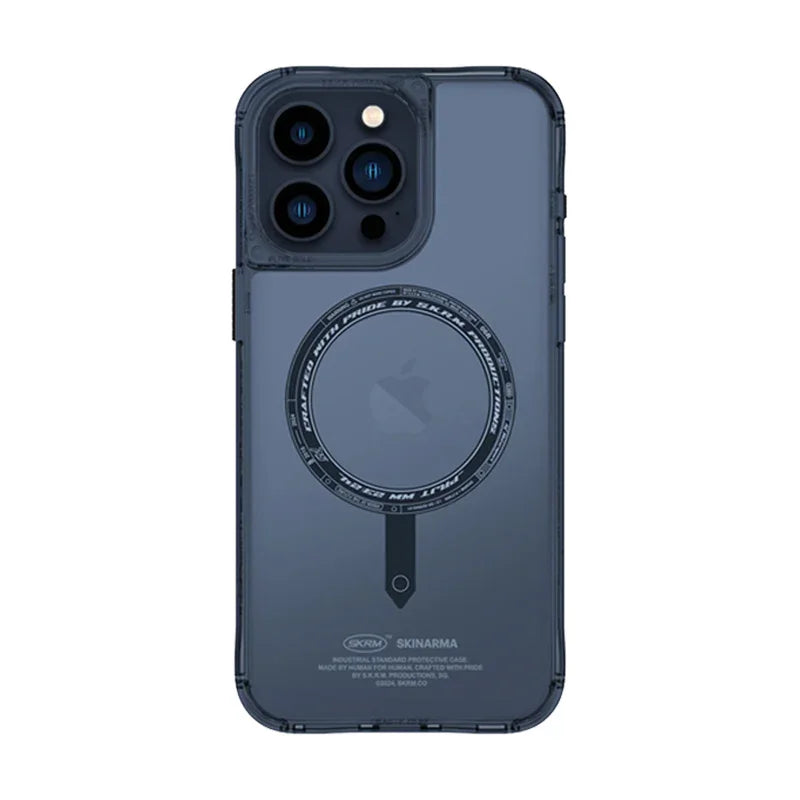 SkinArma Saido Mag-Charge For iPhone 15 Pro (Blue) - SK-2023IPP61-SDOMS-BLU