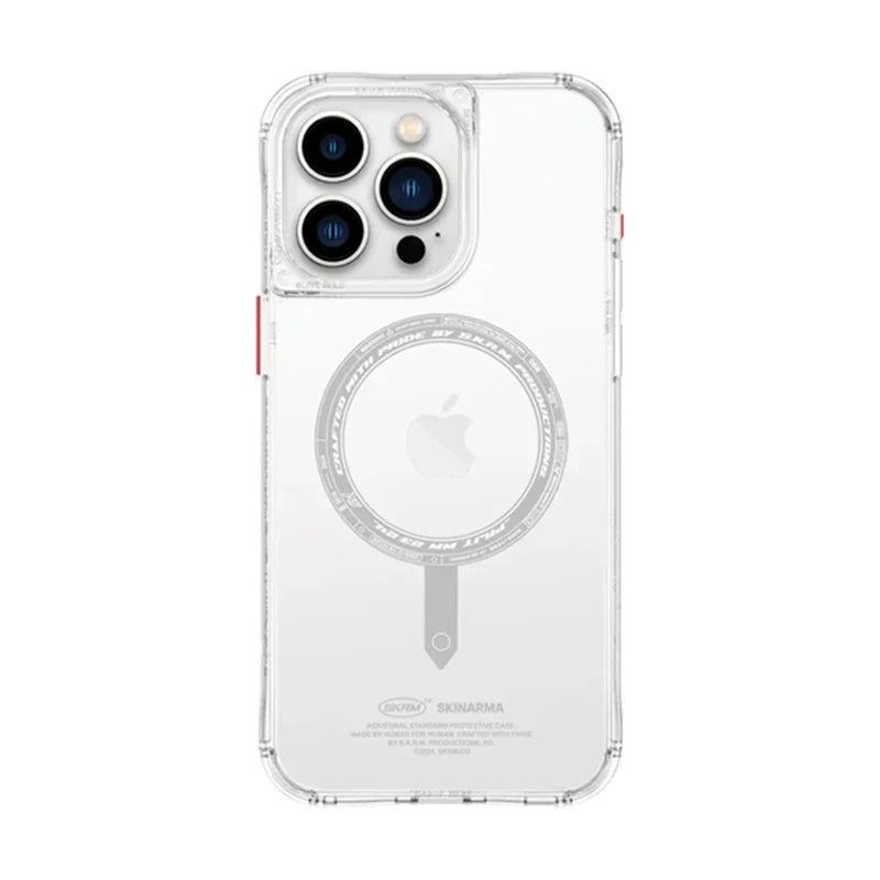 SkinArma Saido Mag-Charge For iPhone 15 Pro (Clear) - SK-2023IPP61-SDOMS-CLR