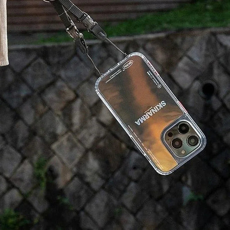 SkinArma Kiru Case With Lanyard For iPhone 14 Pro (Hologram) - SK-IP14P-KIRU-HOL
