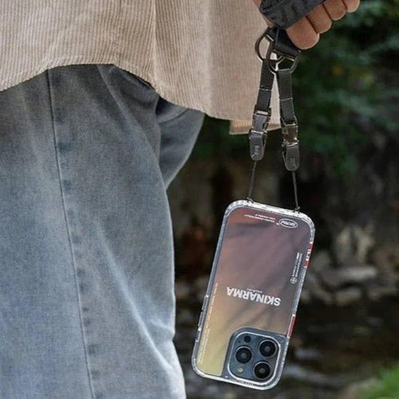 SkinArma Kiru Case With Lanyard For iPhone 14 Pro (Hologram) - SK-IP14P-KIRU-HOL