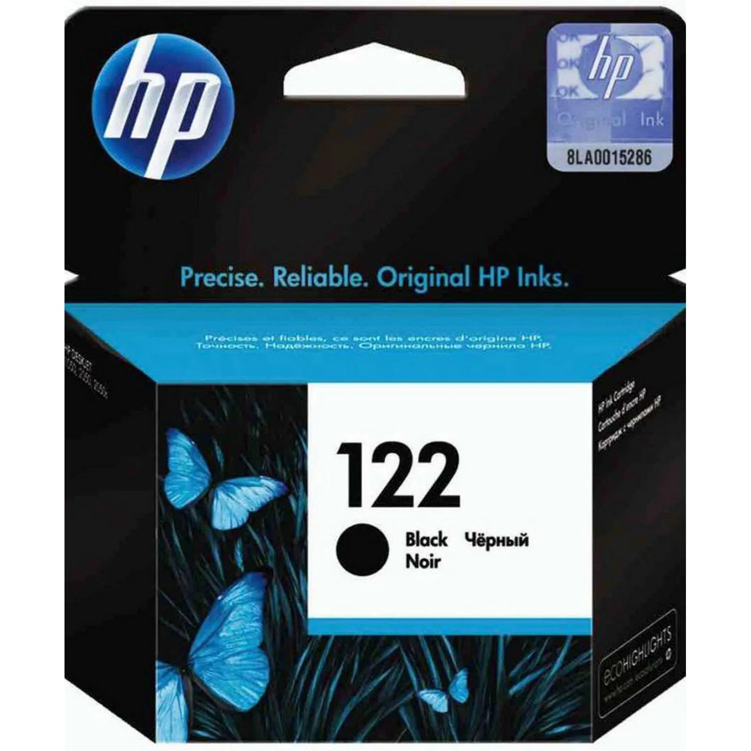 HP 122 Original Black Ink Cartridge
