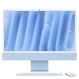 Apple iMac - 24" Standard Glass / M4 / 10-Core CPU / 10-Core GPU / 16 Core Neural Engine / 16GB RAM / 512GB SSD / Arb/Eng / Blue / 1YW - GulfStore.com