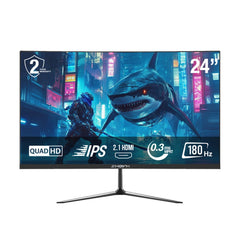 SharX Jaws 24Q180I 24" IPS Panel QHD 180Hz 0.3ms HDMI 2.1 With AMD FreeSync & Nvidia G-Sync Compatibility Gaming Monitor - GulfStore.com