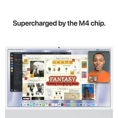 Apple iMac - 24" Nano Texture Glass / M4 / 10-Core CPU / 10-Core GPU / 16 Core Neural Engine / 32GB RAM / 1TB SSD / Silver / 1YW - GulfStore.com