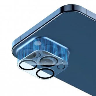 BASEUS | Full Coverage Clear Camera Lens Diamond Grade Hardness Protector Film For Iphone 12 Pro | Transparent