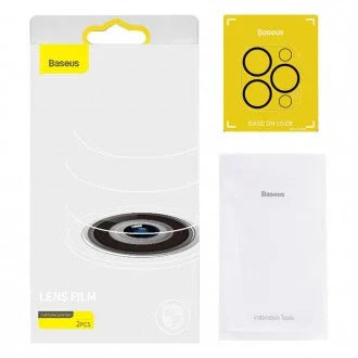 BASEUS | Full Coverage Clear Camera Lens Diamond Grade Hardness Protector Film For Iphone 12 Pro | Transparent