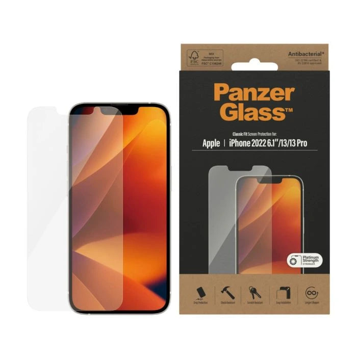 310103613 , PanzerGlass™ Screen Protector Apple iPhone 14 | 13 | 13 Pro | Classic Fit - 2767