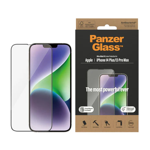 310103623 , PanzerGlass™ Screen Protector Apple iPhone 14 Plus|13 Pro Max | Ultra-Wide Fit w. EasyAligner - 2785