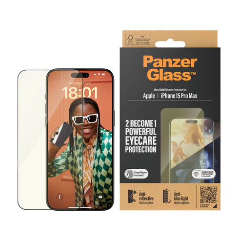 310103788 , PanzerGlass iPhone 15 Pro Max 6.7