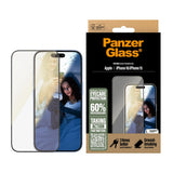 9000300492 | واقي شاشة PanzerGlass® EyeCARE™ لهواتف iPhone 16 و 15 | مقاس عريض للغاية