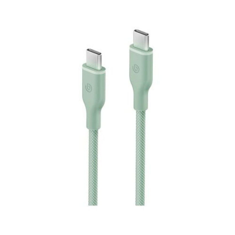 BAZIC GOCHARGE WEAVE C-C CABLE 480MBPS - 60W 1.5M - GREEN