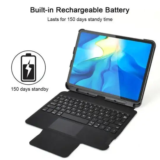 Choetech BH-019 , Magic Keyboard For iPad Pro 13 inch , 2024 , Arabic , English , Black - GulfStore.com
