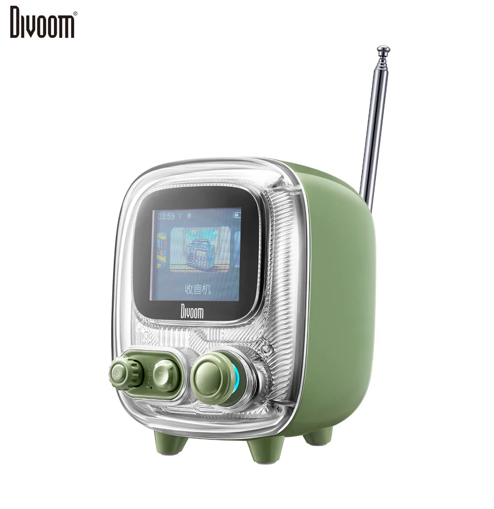 Divoom Tiivoo-2 Photo Album & Lyrics Bluetooth
Mini Speaker - Vintage Green