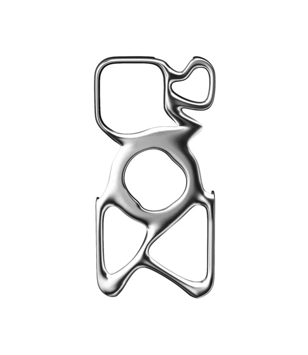AM Emptiness iPhone 15 pro Case - Matte Silver