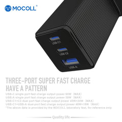 MCC651UKB | Mocoll 65W GaN Power Adapter | Black