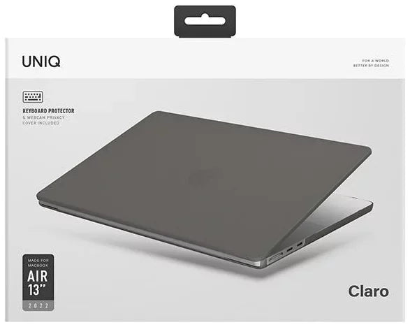UNIQ | Claro Macbook Air 13 2022 | Smoke Matte Grey