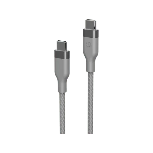 كابل هيليكس المغناطيسي من USB-C إلى USB-C، بسرعة 480 ميجابت في الثانية، وقوة 100 واط، وطول 1.5 متر | طبيعي
