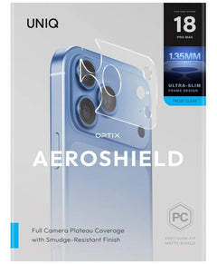 UNIQ-IP6.9P(2026)-AERSCMPFCLR | واقي عدسة الكاميرا UNIQ Optix AEROSHIELD لهاتف آيفون 18 برو ماكس