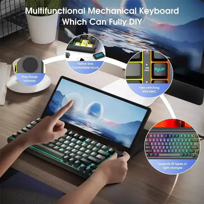 GAMVITY FOLDABLE TOUCH EXPANDING SCREEN KEYBOARD