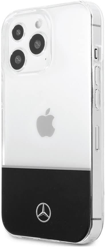 Mercedes-Benz Aluminium Case With Star Pattern For iPhone 14 Pro - Transparent