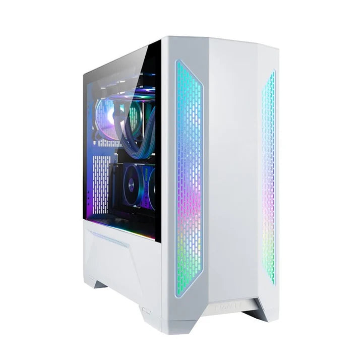 LIAN LI Lancool II ATX Mid Tower Gaming PC Case - أبيض 