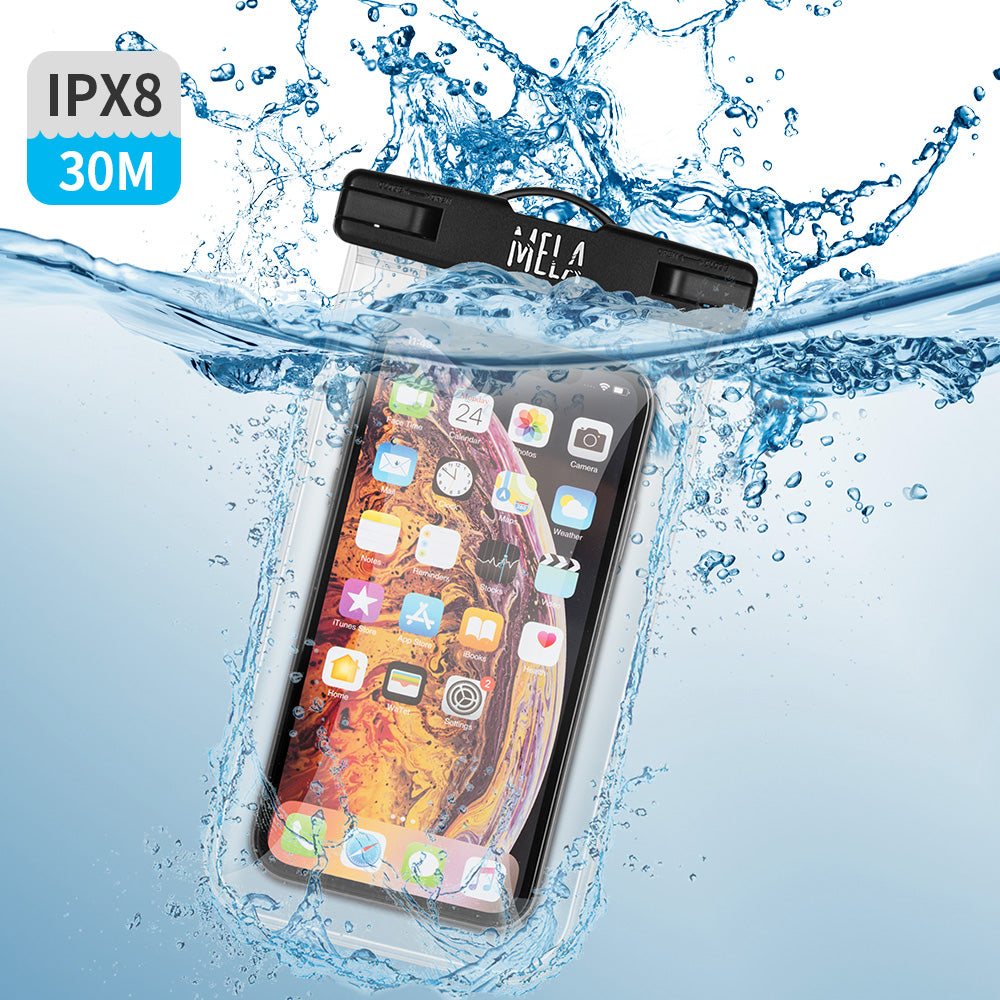SeaWag | MELA1 | Seawag Mela Universal SmartPhone WaterProof Case | Black