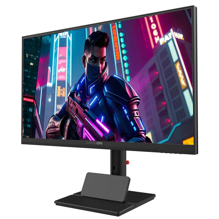 شاشة ألعاب GAMEON GOML27QHD240IPS Midnight Signature Series مقاس 27 بوصة بدقة QHD، ومعدل تحديث 240 هرتز، ووقت استجابة 0.5 مللي ثانية، ومنفذ HDMI 2.1، وشاشة IPS Mini LED سريعة (تدعم PS5) - أسود