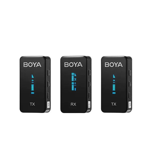 BOYA BY-XM6-S2 Mini Ultracompact 2.4GHz Dual-Channel Wireless Microphone System