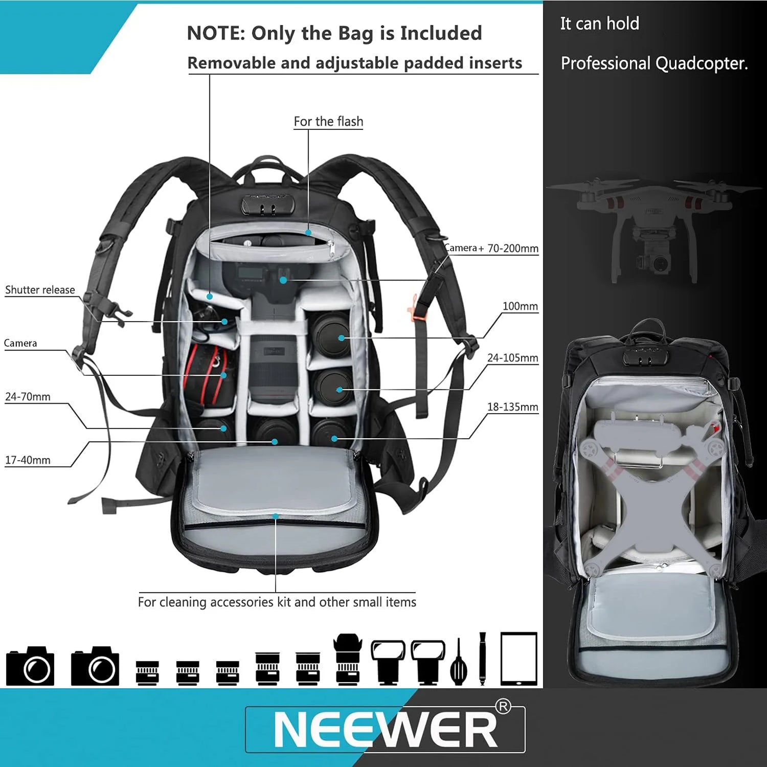 Neewer NW-XJB-D2330 PRO BACKPACK