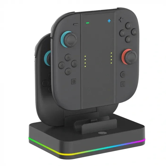 4 in1 RGB JoyCon Charging Dock For Nintendo Switch 2 - Black