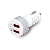 HP049GBSLV0TW | HP USB+QC 3.0 Fast Car Charger Muti Power Solution | 2.4 A - 3.0 A | White