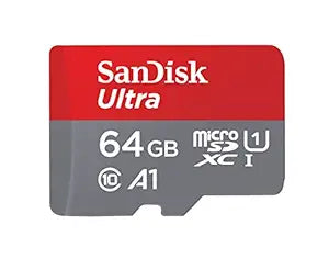 SanDisk Ultra 64GB microSDXC UHS-I, 140MB/s R, Memory Card