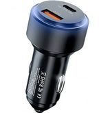 AMAZINGTHING، AT SPEED PRO PD51W / PPS33W، شاحن سيارة بمنفذين، أسود، SP51WCA