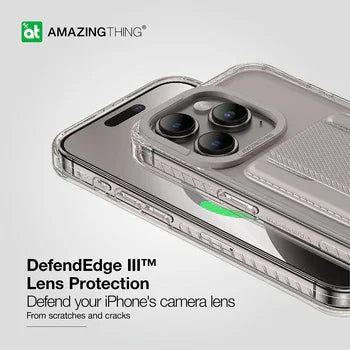 حافظة AMAZINGTHING، AT TITAN PRO NEON MAG WALLET المقاومة للسقوط لهاتف IPHONE 15 PRO MAX 6.7، رمادي، IP156.7PTWGY