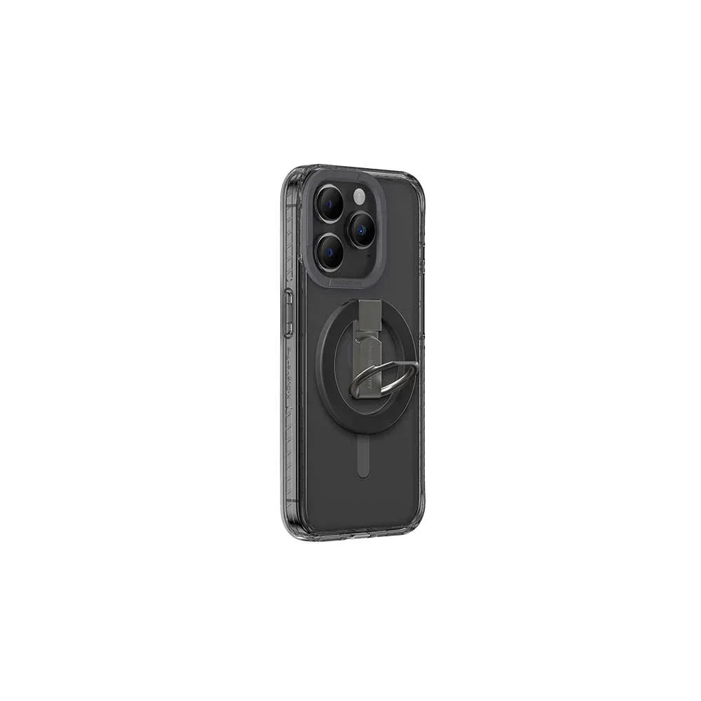 AMAZINGTHINGK، جراب AT TITAN PRO MAG GRIP المقاوم للسقوط لهاتف IPHONE 15 PRO 6.1، أسود، IP156.1PTRB