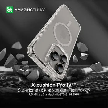 AMAZINGTHING، جراب MAGSAFE AT TITAN EDGE المقاوم للسقوط لهاتف IPHONE 15 PRO MAX 6.7، رمادي، IP156.7PTEMGY