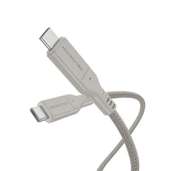 AMAZINGTHING، في THUNDER PRO مع حامل USB-C إلى USB-C، 5.0A 240 W GEN2، 1.2 متر، رمادي، THC1.2MGY
