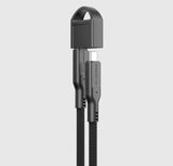 AMAZINGTHING، AT THUNDER PRO مع حامل USB-C إلى USB-C، 5.0A 240 W GEN2، 20 سم، أسود، THC0.2MBK